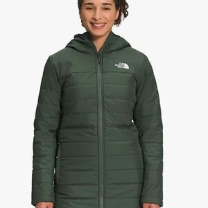 The North Face Reversible Green Puffer Coat